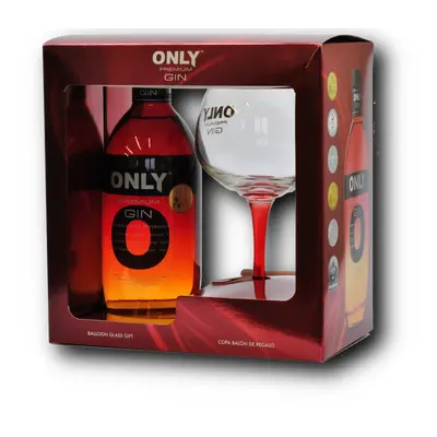 Only Gin Premium 43% 0,7L (dárkové balení s 1 skleničkou)