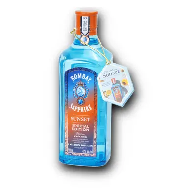 Bombay Sapphire Sunset GIN 43% 0.5L (holá láhev)