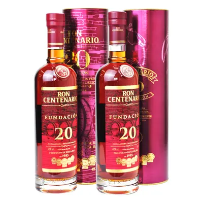 Ron Centenario 20 Fundation Solera Reserva Especial 40% 0,7l (tuba)