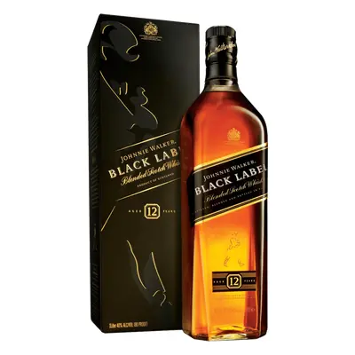 Johnnie Walker Black Label 40% 1,0L (karton)