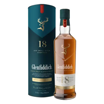 Glenfiddich 18YO 40% 0,7l (tuba)