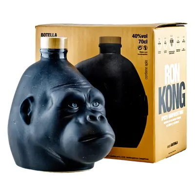 Kong Spiced Rainforest Rum Black Design 40% 0,7L (karton)