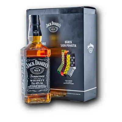 Jack Daniel's Old N°. 7 40% 0.7L (dárkové balení s ponožkami)