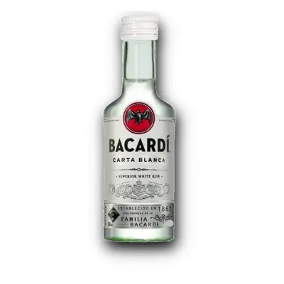 Mini Bacardi Carta Blanca 40% 0,05l (holá láhev)