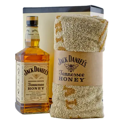 Jack Daniel's Tennessee Honey 35% 0,7L (dárkové balení s ručníkem)