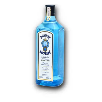 Bombay Sapphire 47% 1L (holá láhev)