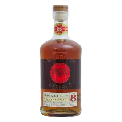 Bacardi Reserva Ocho 8 YO Puerto Rico 40% 0,7l (holá láhev)