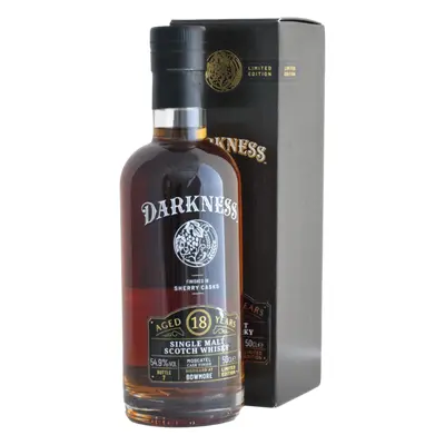 Darkness 18YO Bowmore Moscatel Cask Finish 54,9% 0,5L (karton)