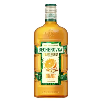 Becherovka Orange & Ginger 20% 0,5L (holá láhev)