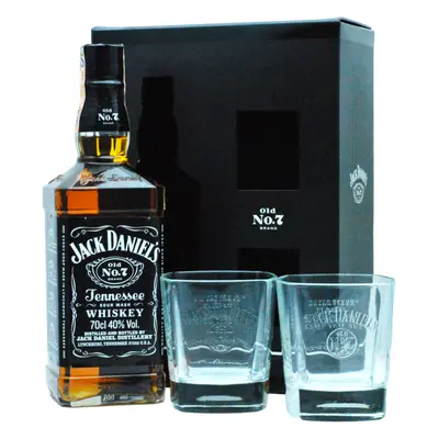 Jack Daniel´s 40% 0,7l (dárkové balení s 2 skleničkami)