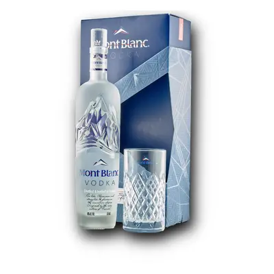 Mont Blanc 40% 0.7L (dárkové balení s 1 sklenicí)