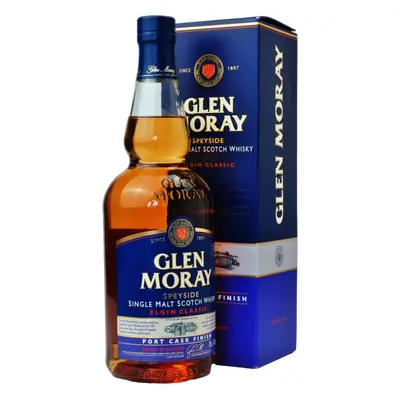 Glen Moray Elgin Classic Port Cask Finish 40% 0.7L (karton)