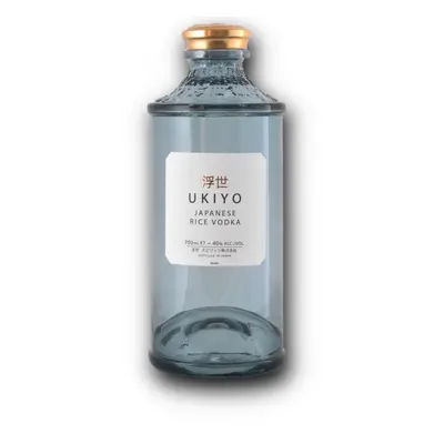 Ukiyo Japanese Rice Vodka 40% 0,7L (holá láhev)