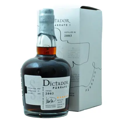 Dictador Parrafo 1 2003 Borbón 50% 0,7L (karton)