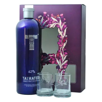 Tatratea Forest Fruit 62% 0,7L (dárkové baleni s 2 skleničkami)