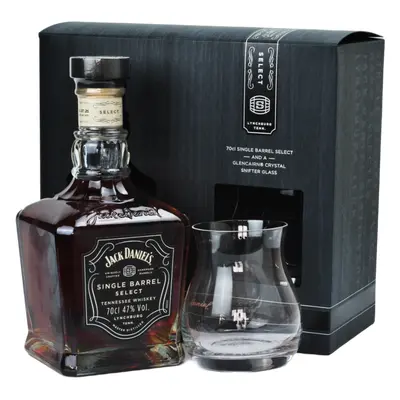 Jack Daniel's Single Barrel Select 47% 0,7L (dárkové balení s 1 sklenicí)