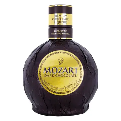 Mozart Pure Black Dark Chocolate Cream 17% 0,5l (holá láhev)