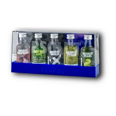 Absolut Mini Set 40% 5x0,05l (set)