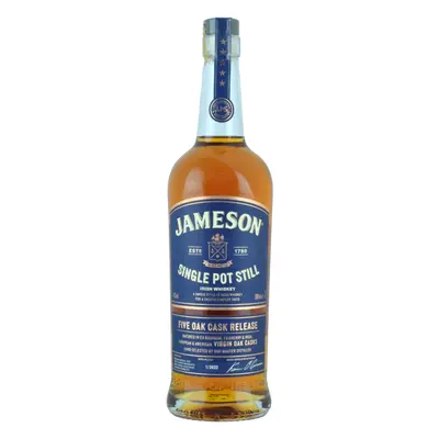 Jameson Single Pot Still Five Oak Cask Release 46% 0,7L (holá láhev)