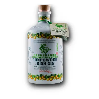 Drumshanbo Gunpowder Irish Gin with Sardinian Citrus Ceramic 43% 0,7L (holá láhev)