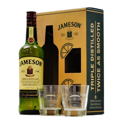 Jameson 40% 0,7l (dárkové balení s 2 skleničkami)