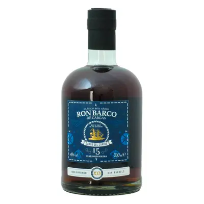 Ron Barco XO 15 Solera 40% 0,7L (holá láhev)