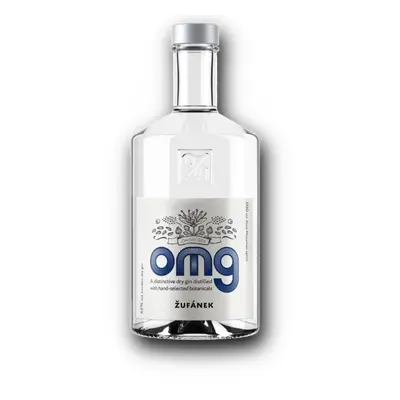 Žufánek OMG /OH MY GIN/ 45% 0,5L (holá láhev)