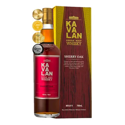 Kavalan Sherry Oak 46% 0,7l (karton)