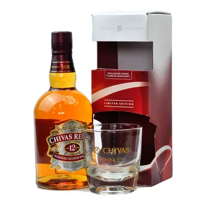 Chivas Regal 12YO 40% 0,7L (dárkové balení s 1 skleničkou)