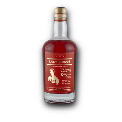 Lady Briggs Italian Red Aperitif Alcohol Free 0,0% 0,5L (holá láhev)