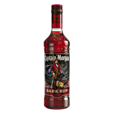 Captain Morgan Dark Rum 40% 0,7l (holá láhev)