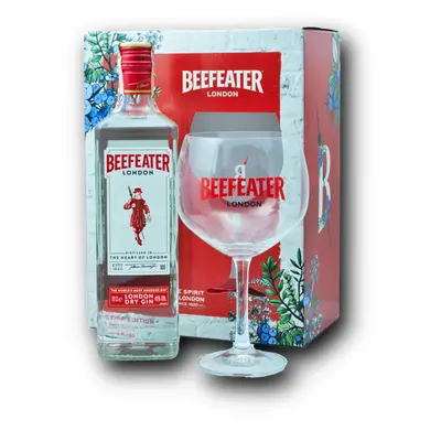 Beefeater 40% 0,7L (dárkové balení s 1 skleničkou)