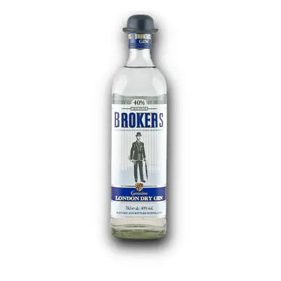 Broker's London Dry Gin 40% 0,7l (holá láhev)