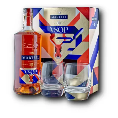 Martell VSOP 40% 0.7L (dárkové balení s 2 sklenicemi)