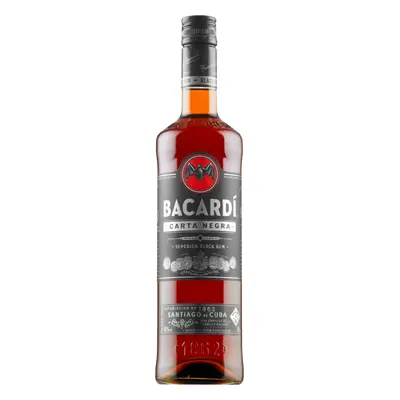 Bacardi Carta Negra 40% 0,7L (holá láhev)