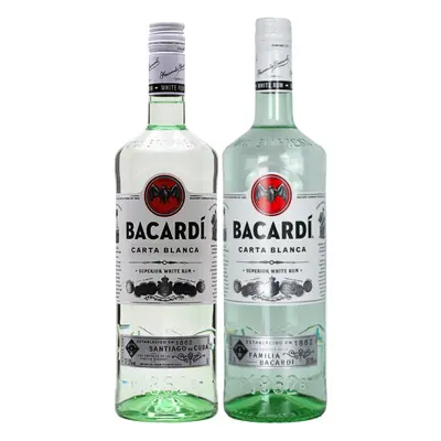 Bacardi Carta Blanca 37,5% 1l (holá láhev)