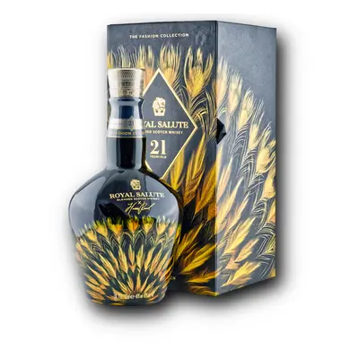 Royal Salute 21YO The Fashion Collection Harris Reed Edition Gold 40% 0.7L (dárkové balení kazet