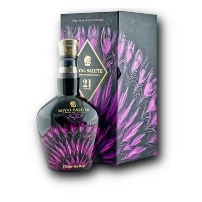 Royal Salute 21YO The Fashion Collection Harris Reed Edition Purple 40% 0.7L (dárkové balení kaz