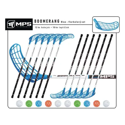 Set MPS Boomerang Blue (12 hokejek) 10x levá / 2x pravá