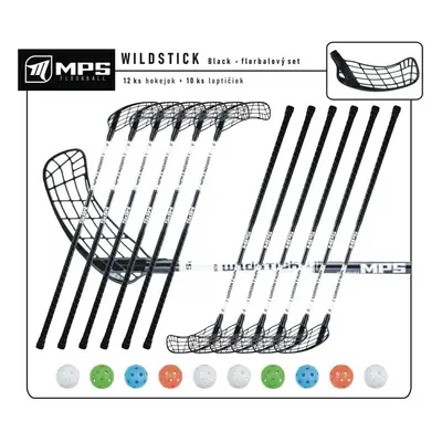 Set MPS Wildstick 28 Black (12 hokejek) 8x levá / 4x pravá