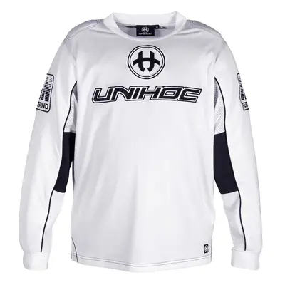 Unihoc Inferno All White brankářský dres XXXL