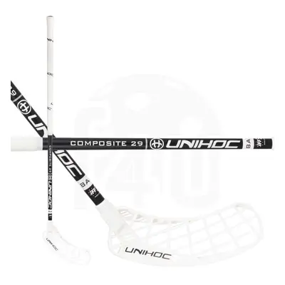 Unihoc Epic Composite 29 Black/White Levá (levá ruka dole) 96 cm (= 107 cm)