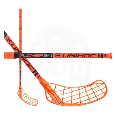 Unihoc Player 34 Neon Orange/Black Pravá (pravá ruka dole) 87 cm (= 97 cm)