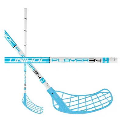 Unihoc Player 34 White/Blue Levá (levá ruka dole) 87 cm (= 97 cm)