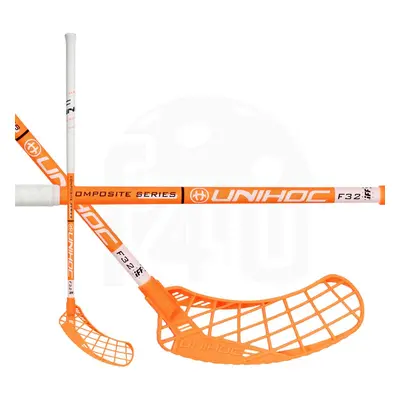 Unihoc Epic Composite 32 Neon Orange/White Pravá (pravá ruka dole) 92 cm (= 103 cm)