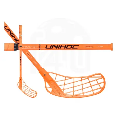 Unihoc Nino PRODIGY 36 Neon Orange Pravá (pravá ruka dole) 55 cm (= 66 cm)