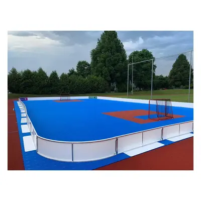 UHER IFF Grande Outdoor Goal florbalové mantinely (bílá) 24 x 14 m