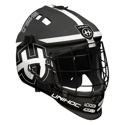 Unihoc Shield Black/White brankářska maska