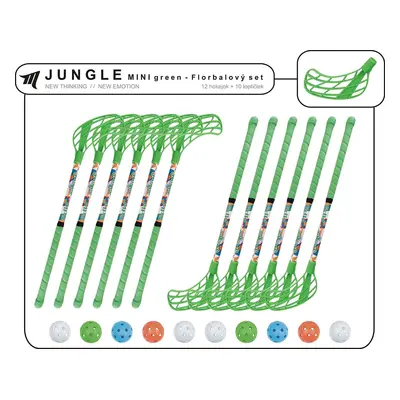 Set MPS Jungle Mini Green (12 hokejek)