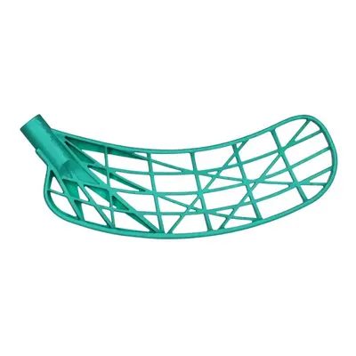 Čepel Unihoc Evolite Pearl Turquoise tyrkysová Pravá (pravá ruka dole) tvrdá (PP - odlehčená)